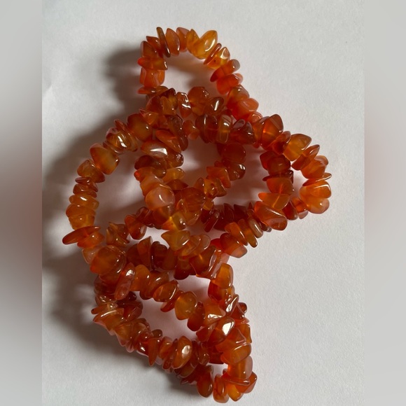 Carnelian Chip Necklace - Picture 3 of 8